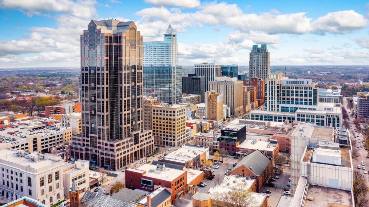 Raleigh skyline